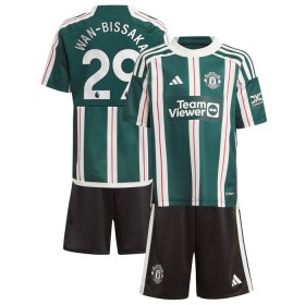 Dječji Nogometni Dres Manchester United Wan-Bissaka 29 Gostujući 2023-24